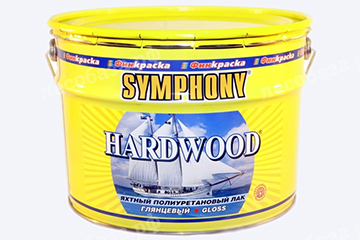 Hardwood Symphony - быстросохнущий яхтный лак - 10 литров